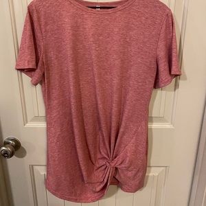 Pink Knotted Tee